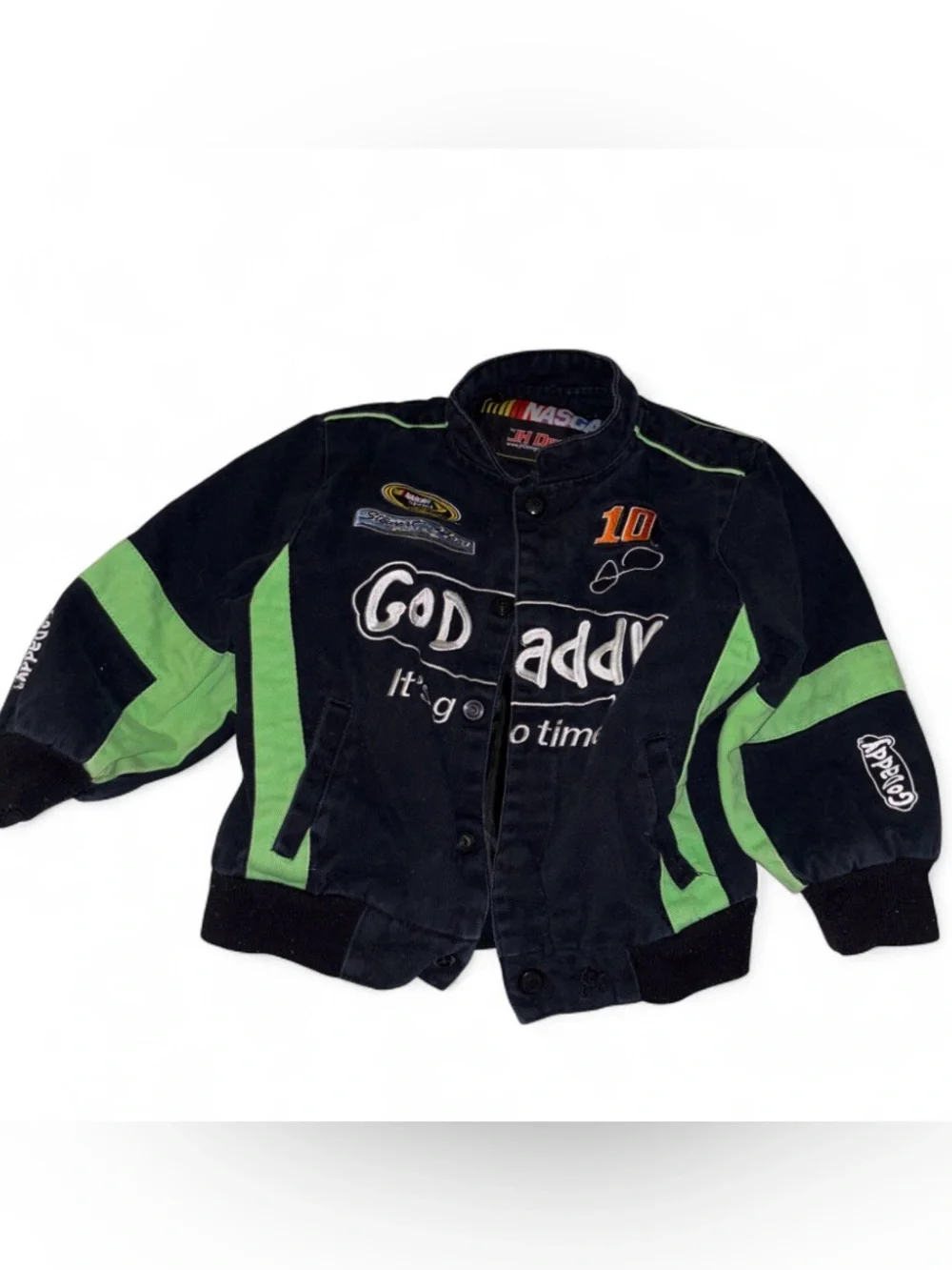 Nascar Danica Patrick Racing Go Daddy Kids Heavy Jacket Size Small